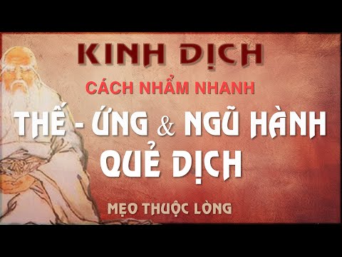 Nhẩm Nhanh Thế - Ứng Và Ngũ Hành Quẻ Dịch (Dã Hạc Lão Nhân)