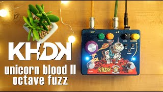 Video thumbnail for KHDK Electronics Unicorn Blood II Octave Fuzz by Pedal of the Day