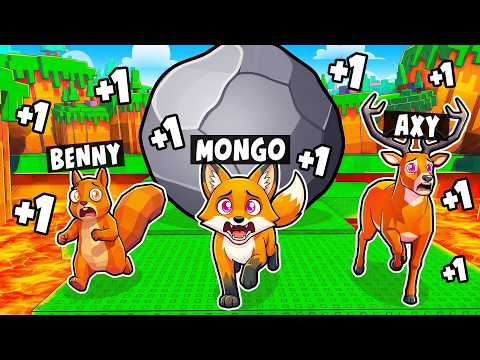 We Survived 100 Days In Roblox +1 Speed Animal Evolve…