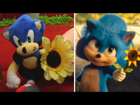 Sonic the Hedgehog (2020) -Young Sonic Movie Scene in Plush