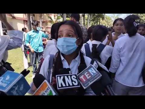 Students of Government College for Women Gandhi Nagar Jammu staged a protest over death of student.