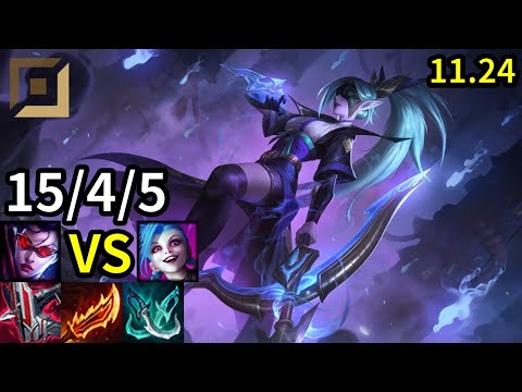 Vayne ADC vs Jinx - KR Master | Patch 11.24