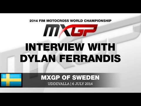 MXGP of Sweden 2014 Interview with Dylan Ferrandis - Motocross