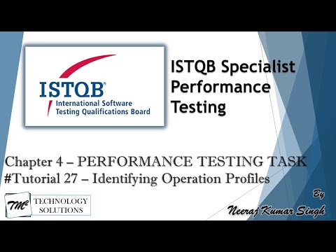 ISTQB Performance Tester Introduction to ISTQB Performance Tester Certification ISTQB Tutorials