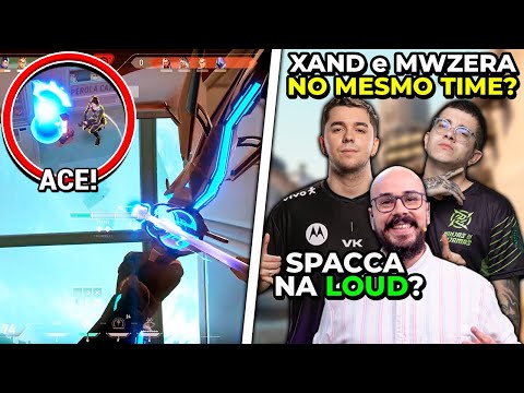 MWZERA E XAND NO MESMO TIME e SPACCA COACH DA LOUD!? FLECHA DE CHOQUE 200QI - VALORANT CLIPS