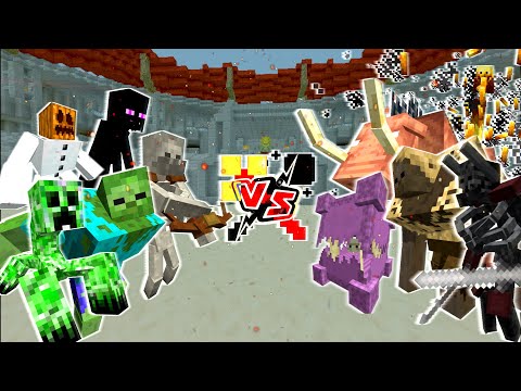 Mutant Beast VS Mutant More+ | Mob Battle | Minecraft Arena