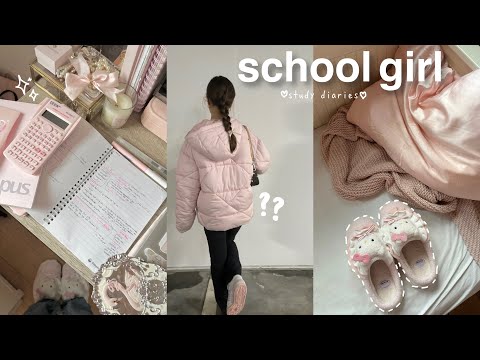 school girl diaries🎐: study vlog, muji, realistic school days in my life