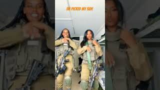Ethiopian Jewish Women Fighting now #shorts #israel #dating #military