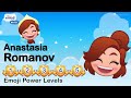 ANASTASIA ROMANOV Power Skill Level 1 To 5 Anastasia Disney Emoji Blitz V52