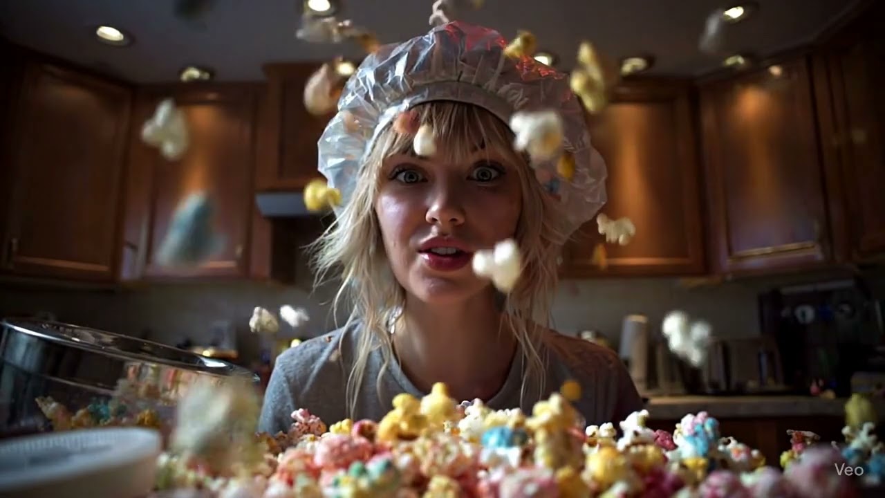 Google Veo 3 popcorn video - YouTube
