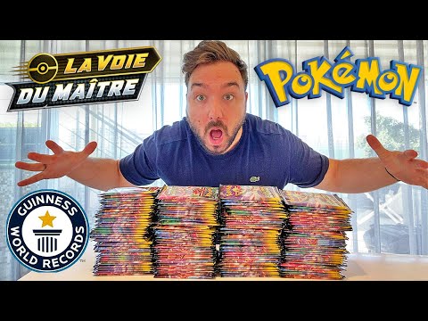 200% IMPOSSIBLE ! ENORME Ouverture de 150 BOOSTERS POKEMON LA VOIE DU MAITRE ! LA CARTE A 1000€ !