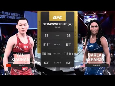 YAN XIAONAN VS. CARLA ESPARZA..UFC KNOCKOUT! 