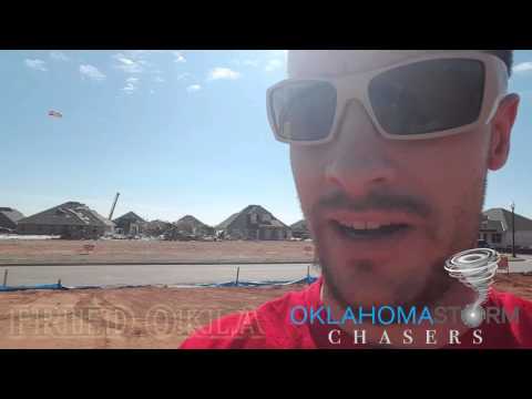 Live from a massive house explosion in Yukon, Oklahoma