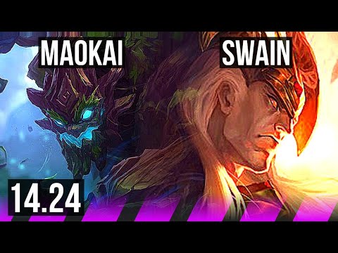 MAOKAI & Jhin vs SWAIN & Ashe (SUP) | KR Diamond | 14.24