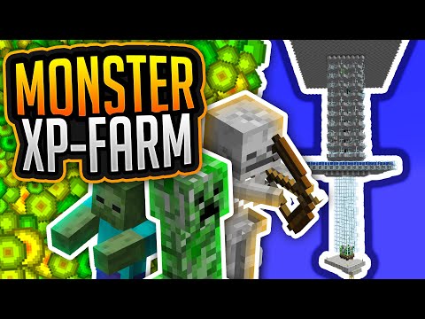 Monster XP Farm (Tutorial) ✨ Level 0-30 in 4 Minuten! ✨ Minecraft 1.21
