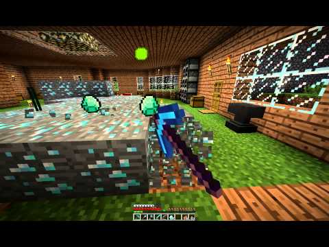 Minecraft: Mining Lots of Diamond Blocks