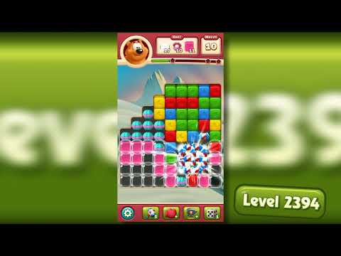 Toon Blast Level 2394 game play