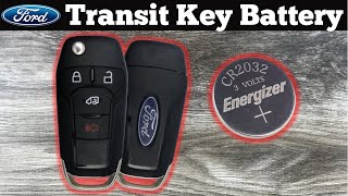 How To Change 2019 - 2023 Ford Transit Remote Fob Key Battery - Remove Replace Connect Key Batteries