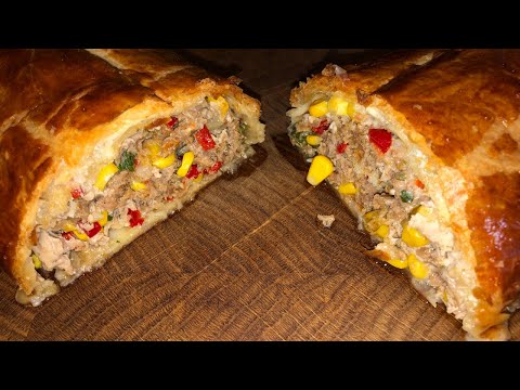 Blätterteigrolle mit Hackfleisch // einfach nachkochen #62