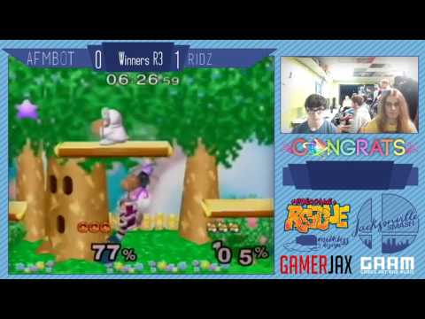 Jax Smash Weekly 1/26 - Afmbot(Ice Climbers) Vs Ridz(Fox) - Melee Winners R3