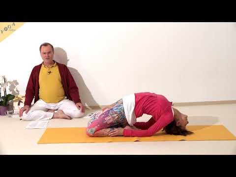 Schlafender Diamant mit Ellbogen auf dem Boden und erhobenem Gesäß - Yoga Asana Lexikon