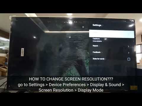 How to change screen resolution on Xiaomi TV Stick 4K