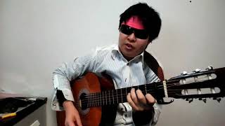 Boo、ギターにチャレンジ (TRUE LOVE cover)