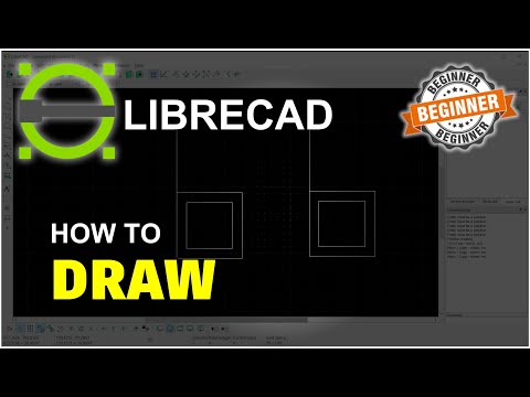 LibreCAD How To Draw Tutorial