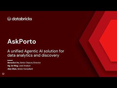 Watch: AskPorto: Building Intelligent Data Analytics with Databricks Genie
