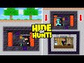 I Made A SECRET Minecraft Base Inside An ADMIN BASE Hide Or Hunt