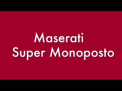 Maserati super Monopost racing car by Best of Italy Festival