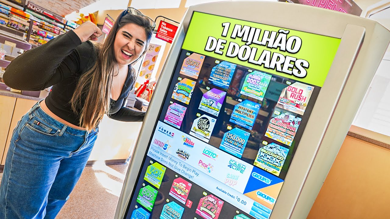 ACHEI UMA MAQUINA DA MEGA SENA NOS ESTADOS UNIDOS!! COMPREI TUDO