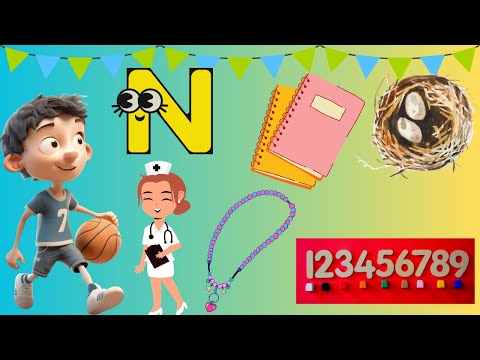 Flash Card - N | A - Z Flash Card Learning for Kids