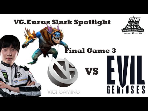 Slark with Agha by VG.Eurus Game 3 VS EG Final ONE Esports Dota 2 World Pro Invitational Singapore