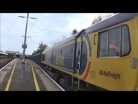 GBRF class 66740 pulling GBRF sand wagons