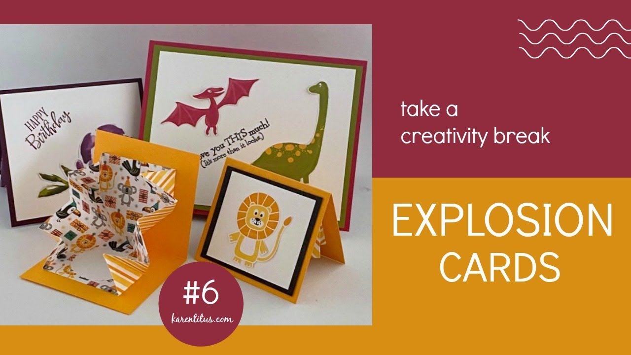 Easy Explosion Birthday Card!