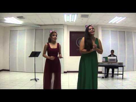 Duetto buffo di due gatti (dueto de los gatos) - Sandra Aldaz y Gloria Dominguez