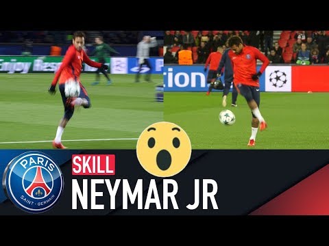 SKILL / GESTE TECHNIQUE : NEYMAR JR - AVANT-MATCH PARIS SAINT-GERMAIN vs CELTIC FC