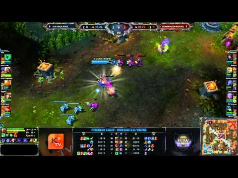 Copenhagen Wolves vs Tick Trick and Duck Map 1 - EUW Challenger Series 9 - League of Legends