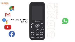 Sigma mobile X-style S3500 sKai Black - відео 2