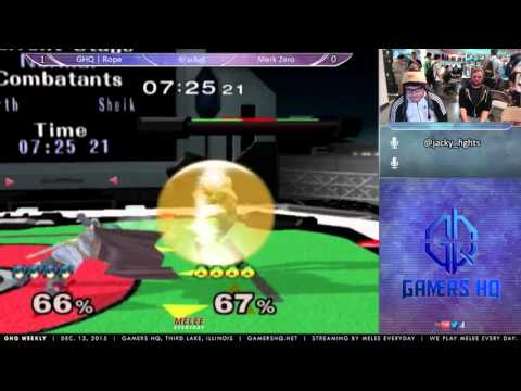 GHQ Weekly [12/13/15]: GHQ | Rope (Marth) vs. Merk Zero (Sheik)