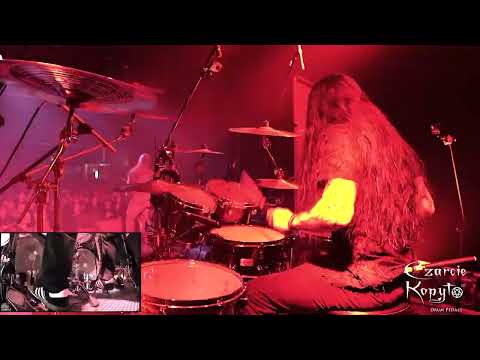 Czarcie Kopyto drum cam Kerim KRIMH Lechner @SEPTICFLESH Hierophant  26 10 2024 Wroclaw, Poland