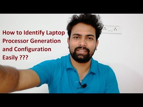 How to Identify Laptop Processor Generation and Configuration easily. Video