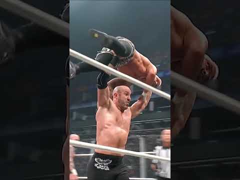 #darbyallin is thrown into the cage by #claudiocastagnoli