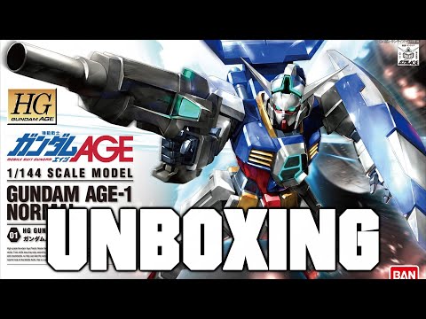 1/144 HG Gundam AGE-1 Normal Unboxing