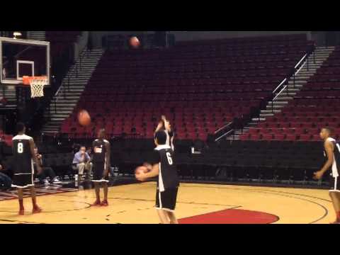 2013 Nike Hoop Summit: World Select Team Shooting Drill #4