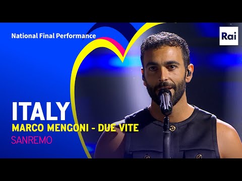 Marco Mengoni - Due Vite | Italy 🇮🇹 | National Final Performance | Eurovision 2023