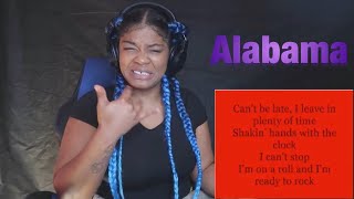 Alabama - I&#39;m In A Hurry  - Lyric Video REACTION!