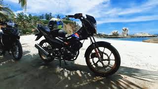 Download lagu Cinematic Jupiter MX & satria Fu @pantai klayar pacitan mp3