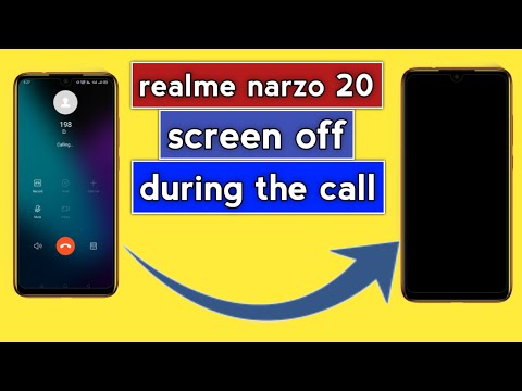 realme narzo 20 display off calling problem solved | calling time Display off problem